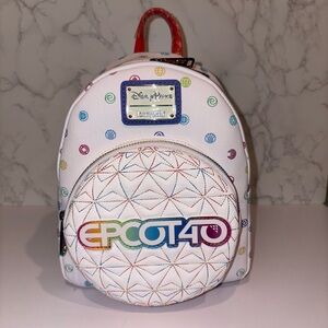 Disney EPCOT 40th Anniversary Backpack - White